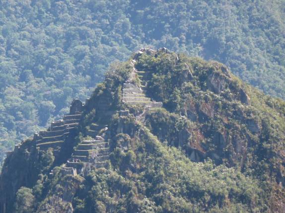 As ruínas de Wayna Pichu, em Machu Picchu, no Peru